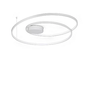 Ideal Lux Plafoniera Moderna OZ 1 luce LED integrato Bianco Metallo
