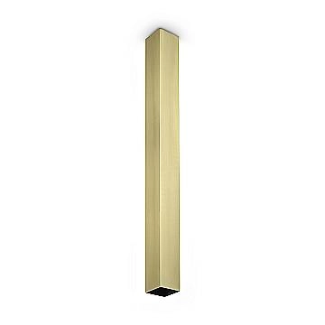 Ideal Lux Plafoniera Look 1 luce GU10 ottone alluminio vetro