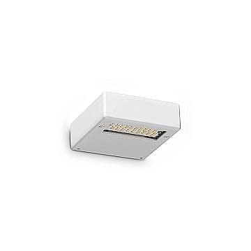 Ideal Lux Applique moderna TAB 1 luce LED integrato bianco alluminio