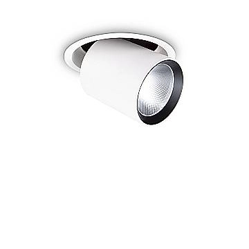 Ideal Lux Faretto Design Nova 1 luce LED integrato bianco vetro/metallo Ideal Lux Faretto Design Nova 1 luce LED integrato bianco vetro/metallo