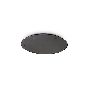 Ideal Lux Rosone 7 fori Collezione ROSONE nero alluminio metallo