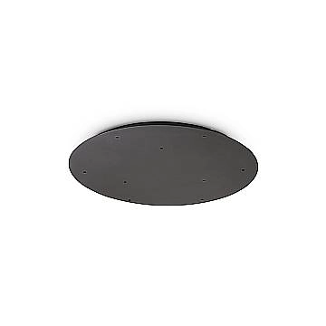 Ideal Lux Rosone 9 fori Collezione ROSONE nero metallo
