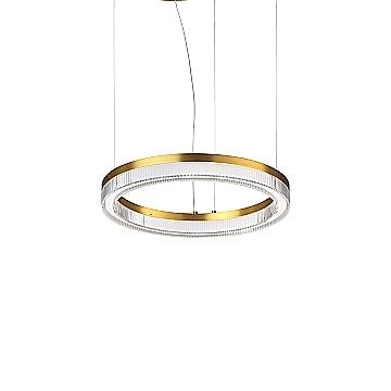 Ideal Lux Sospensione moderna Crown 1 luce LED integrato ottone metallo Ideal Lux Sospensione moderna Crown 1 luce LED integrato ottone metallo