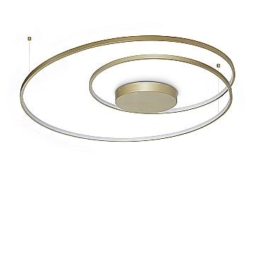Ideal Lux Plafoniera Oz 1 luce LED integrato ottone metallo Ideal Lux Plafoniera Oz 1 luce LED integrato ottone metallo