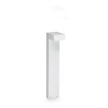 Ideal Lux Lampada da terra Sirio 1 luce LED integrato IP65 bianco metallo/vetro
