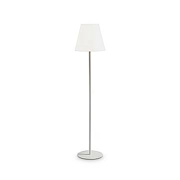 Ideal Lux Lampada da terra Arcadia 1 luce E27 IP44 bianca metallo