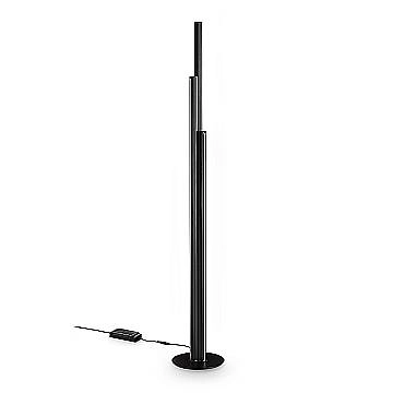 Ideal Lux Lampada da terra Dorica 3 luci LED integrato nero metallo