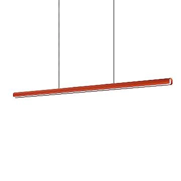 Ideal Lux Sospensione Moderna Dorica 1 Luce LED Integrato Arancione metallo