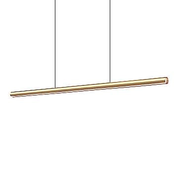 Ideal Lux Sospensione Moderna Dorica 1 luce LED integrato Rame metallo