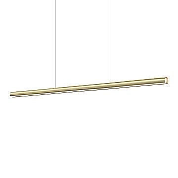Ideal Lux Sospensione Moderna DORICA 1 luce LED integrato ottone metallo