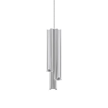 Ideal Lux Sospensione Moderna DORICA 3 luci LED integrato bianco metallo