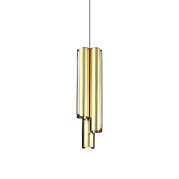 Ideal Lux lampadario moderno Dorica 3 luci LED integrato ottone metallo