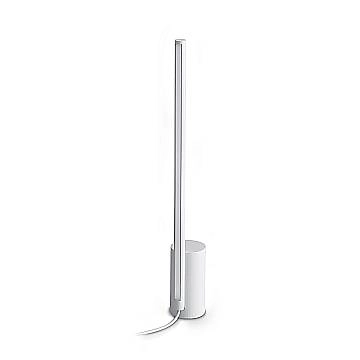 Ideal Lux Lampada da tavolo Essence 1 luce LED integrato bianca metallo vetro