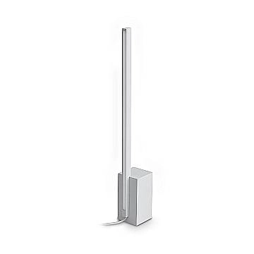 Ideal Lux Lampada da tavolo Essence 1 luce LED integrato bianco metallo vetro