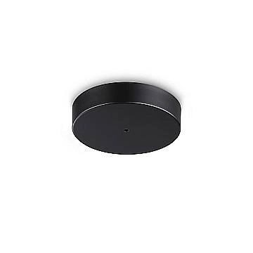 Ideal Lux Plafoniera moderna Mapa 1 luce LED integrato nero alluminio vetro