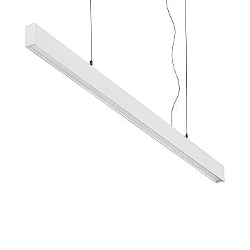 Ideal Lux Sospensione Office 1 luce LED integrato bianco alluminio