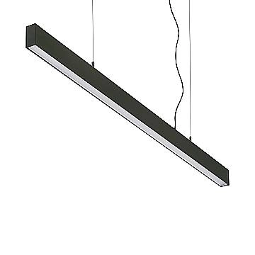 Ideal Lux Sospensione Moderna OFFICE 1 luce LED integrato nero alluminio