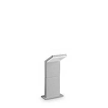 Ideal Lux Lampada da terra Style 1 luce LED integrato IP54 grigio alluminio