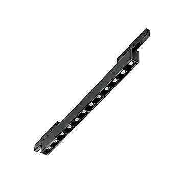 Ideal Lux Faretto moderno Deva 1 luce LED integrato nero alluminio Ideal Lux Faretto moderno Deva 1 luce LED integrato nero alluminio