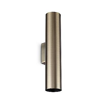 Ideal Lux applique Look 2 luci GU10 brunito alluminio vetro