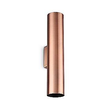 Ideal Lux Applique moderna Look 2 luci GU10 rame alluminio vetro