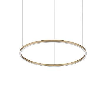 Ideal Lux Sospensione Moderna ORACLE 1 luce LED integrato ottone alluminio Ideal Lux Sospensione Moderna ORACLE 1 luce LED integrato ottone alluminio