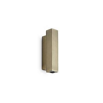 Ideal Lux Applique moderna Look 2 luci LED integrato ottone vetro metallo
