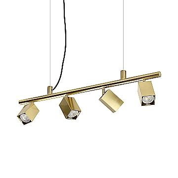 Ideal Lux Sospensione moderna DYNAMITE 4 luci GU10 ottone metallo