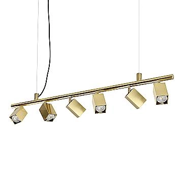 Ideal Lux Sospensione Moderna DYNAMITE 6 luci GU10 ottone metallo