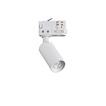 Faretto A Binario Dynamite 1 Luce Gu10 Bianco