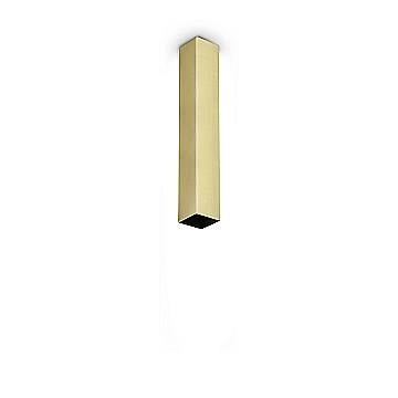Ideal Lux Plafoniera Look 1 luce GU10 ottone alluminio vetro