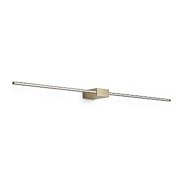 Ideal Lux Lampada da parete moderna Essence 1 luce LED integrato ottone metallo