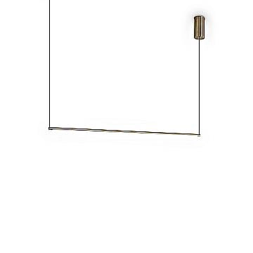 Ideal Lux Sospensione Moderna Essence 1 Luce LED Integrato Ottone Metallo