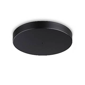 Ideal Lux Plafoniera moderna Mapa 1 luce nero alluminio vetro