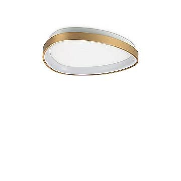 Ideal Lux Plafoniera moderna Gemini 1 luce LED integrato ottone metallo Ideal Lux Plafoniera moderna Gemini 1 luce LED integrato ottone metallo