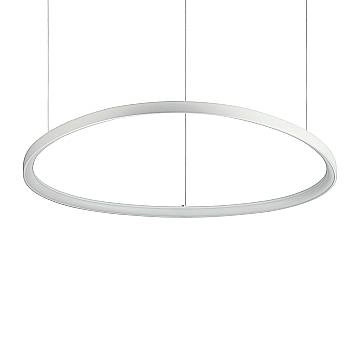 Ideal Lux Sospensione Moderna Gemini 1 luce LED integrato bianco metallo Ideal Lux Sospensione Moderna Gemini 1 luce LED integrato bianco metallo