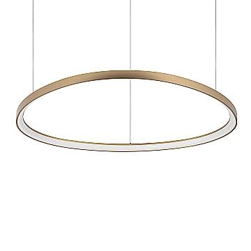 Ideal Lux Sospensione Gemini 1 luce LED integrato ottone metallo Ideal Lux Sospensione Gemini 1 luce LED integrato ottone metallo