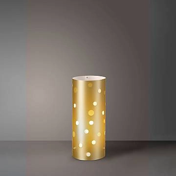 Lampada Da Scrivania-Ufficio Moderna Pois Polilux ® New Gold 1 Luce E27