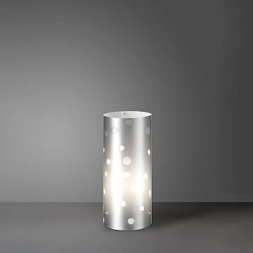 Lampada Da Scrivania-Ufficio Moderna Pois Polilux ® Argento 1 Luce E27