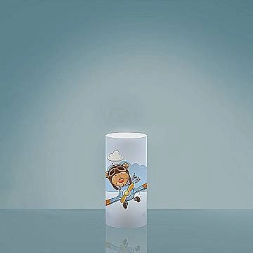 Lampada Da Scrivania Moderna Decokids Polilux ® Grafica Fly 1 Luce E27