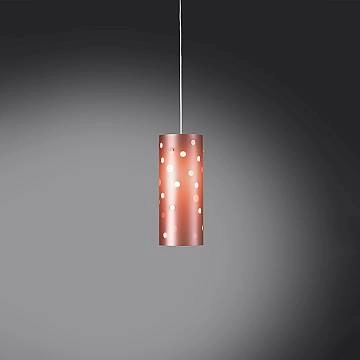 Sospensione Moderna Pois Polilux ® Pink Metal 1 Luce E27