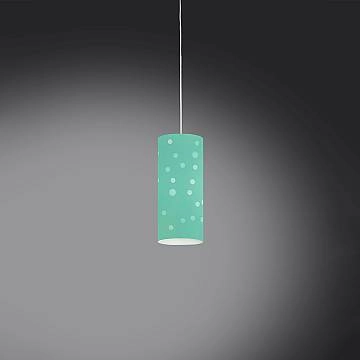 Sospensione Moderna Pois Polilux ® Verde Pastello 1 Luce E27