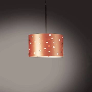 Lampadario Moderno Pois Polilux ® Rame Materie Plastiche Bianco 3 Luci E27