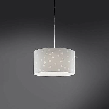 Lampadario Moderno Pois Polilux ® Bianco Materie Plastiche 3 Luci E27