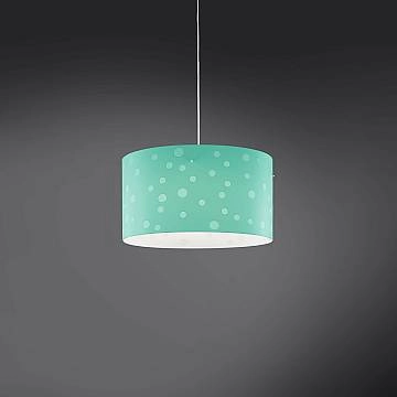 Lampadario Moderno Pois Polilux ® Verde Pastello 5 Luci E27