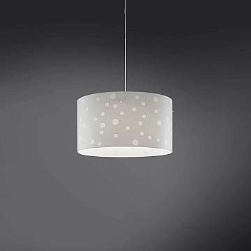 Lampadario Moderno Pois Polilux ® Bianco Materie Plastiche 5 Luci E27
