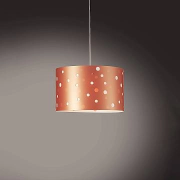 Sospensione Moderna Pois Polilux ® Rame 1 Luce E27 D40Cm