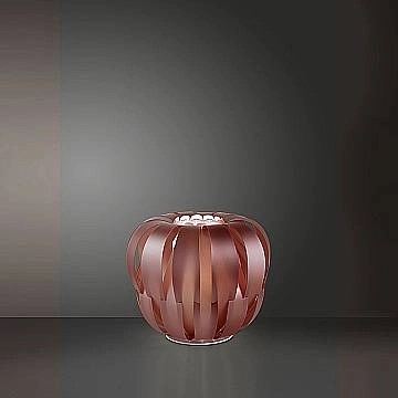 Lampada Ricaricabile Da Tavolo Queen Polilux ® Pink Metal 1 Luce Led D29Cm