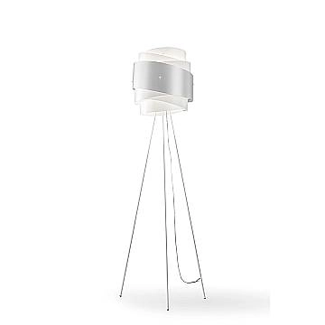 Piantana Moderna 3 Piedi Bea Polilux ® Argento E Metallo 1 Luce E27