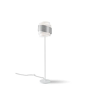Piantana Moderna Bea Polilux ® Argento E Metallo 1 Luce E27